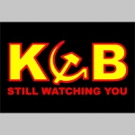 KGB Still Watching You  hrubá mikina na zips s kapucou stiahnuteľnou šnúrkami